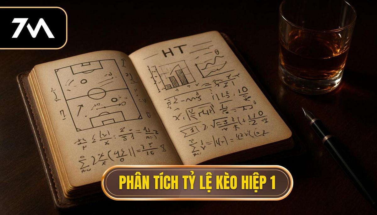Phân tích biến động tỷ lệ kèo và dòng tiền trong hiệp 1