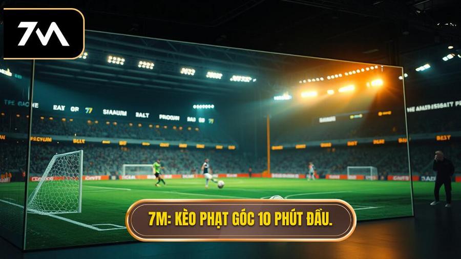 Kèo cược đội nhận quả phạt góc trong 10 phút đầu