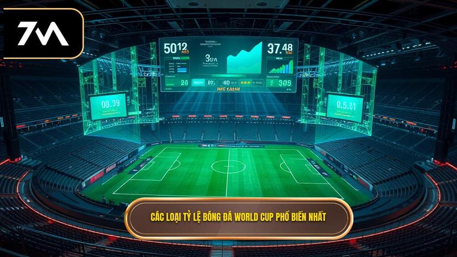 Các loại tỷ lệ bóng đá World Cup phổ biến nhất