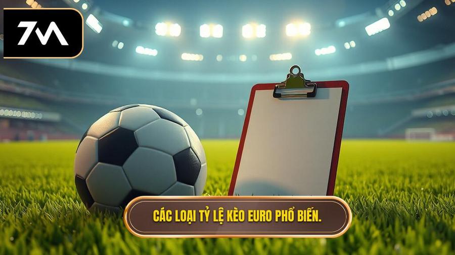 Các loại tỷ lệ bóng đá Euro phổ biến nhất hiện nay