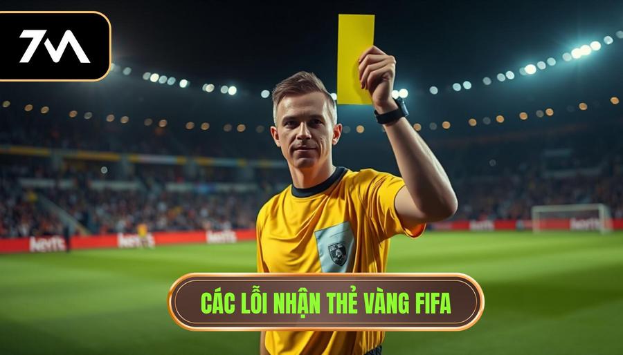 2. Các lỗi nhận thẻ vàng FIFA